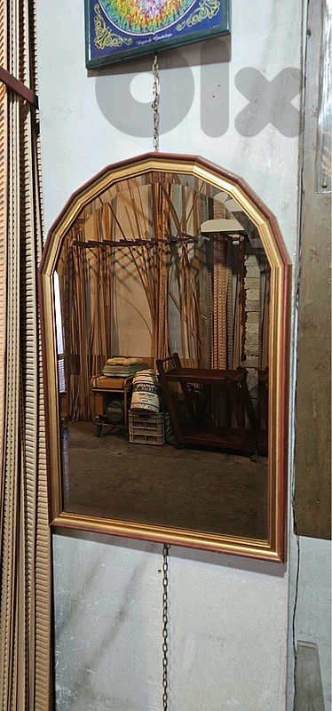 Antique Octagonal Hanging Mirror