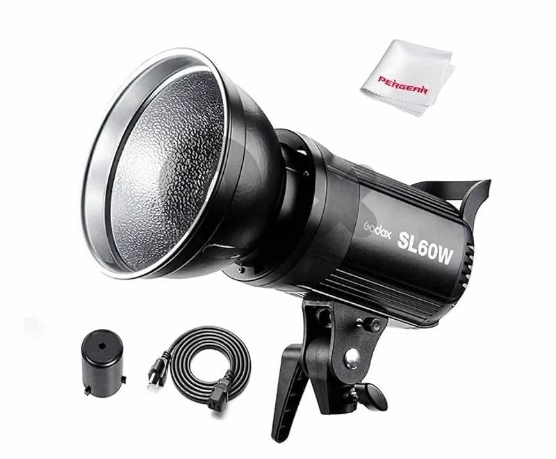 Godox continuous light 60W + stand + round soft box