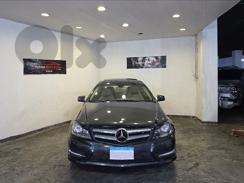 2012 Mercedes C 250 Coupe Dark Grey/Beige Excellent Condition