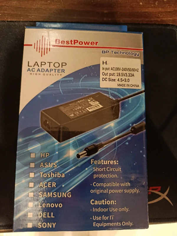 BestPower 65W HP Laptop AC Adapter BestPower 65W HP Laptop AC Adapter