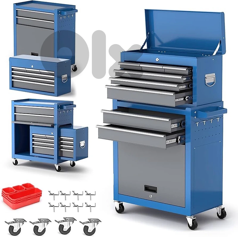 Rolling Tool Chest with Wheels,8-Drawer Large Tool Storage Cabinet