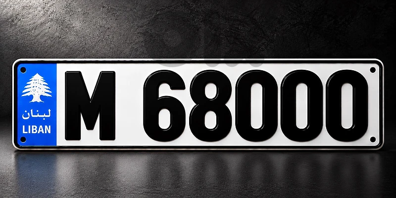 Premium 5 digits plate number