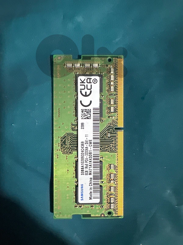 Samsung 8GB DDR4 3200 mhz laptop ram