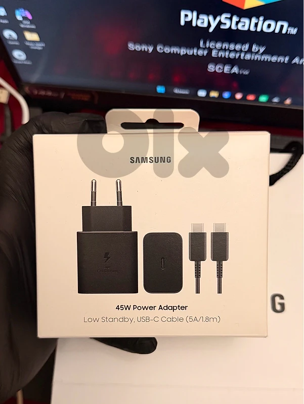Original Samsung 45W Adapter with Cable