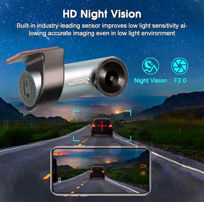 Car/Motorcycle DVR Driving Recorder with Night Vision