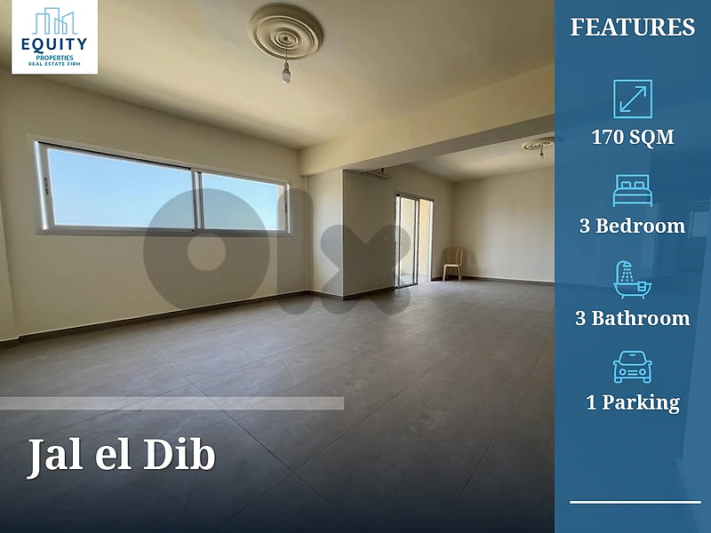 170 SQM Apartment For Rent In Jal el Dib #MZ29296