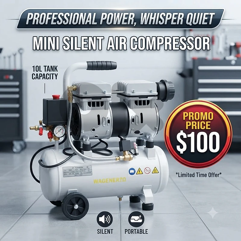 air compressor 10L silent WAGENER
