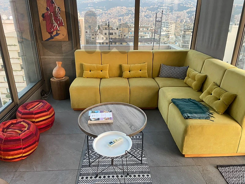 Loft | Terrace | Sea & Mountain View | Achrafieh |100 Sqm | Rent 1200$