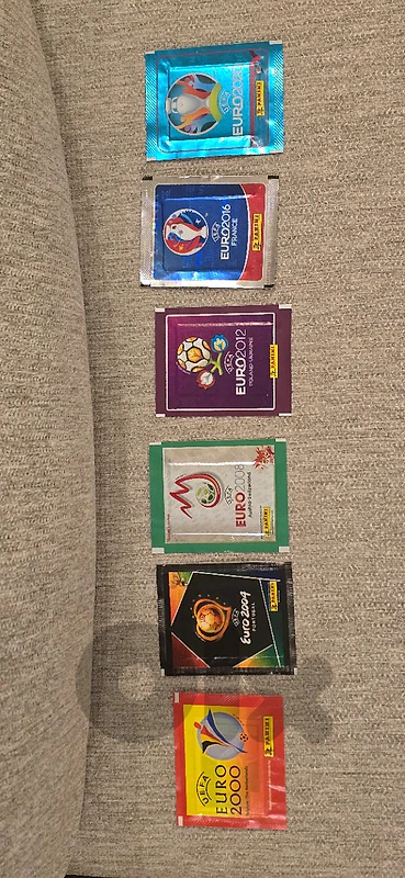 PANINI SEALED WORLD CUP & EURO STICKER PACK COLLECTION