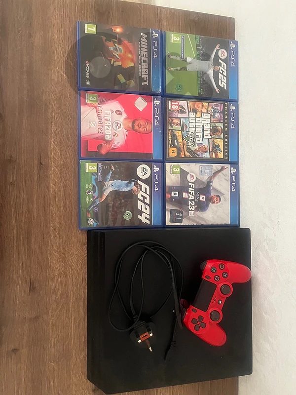 PS4 Pro 1TB + Controller + 6 Games
