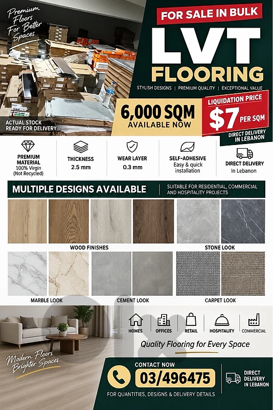 Premium LVT Flooring - Bulk Sale
