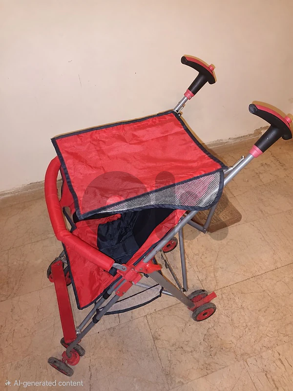 عرباية اطفال شبه جديدة