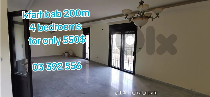 KfarhbabK ghazir prime location delux 4 bed delux bldg just 550$ KfarhbabK ghazir prime location delux 4 bed delux bldg just 550$