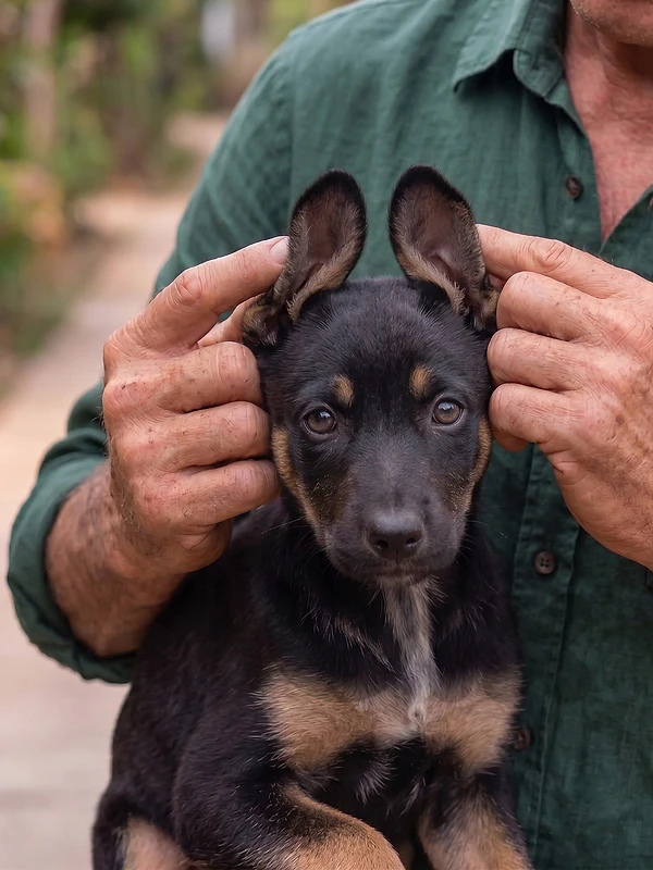 Mix Puppy: German Shepherd + Belgium  Malinois