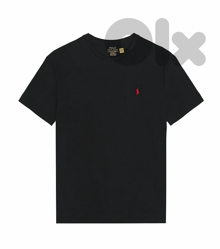 Polo Ralph Lauren Classic Black Crewneck T-Shirt – Authentic