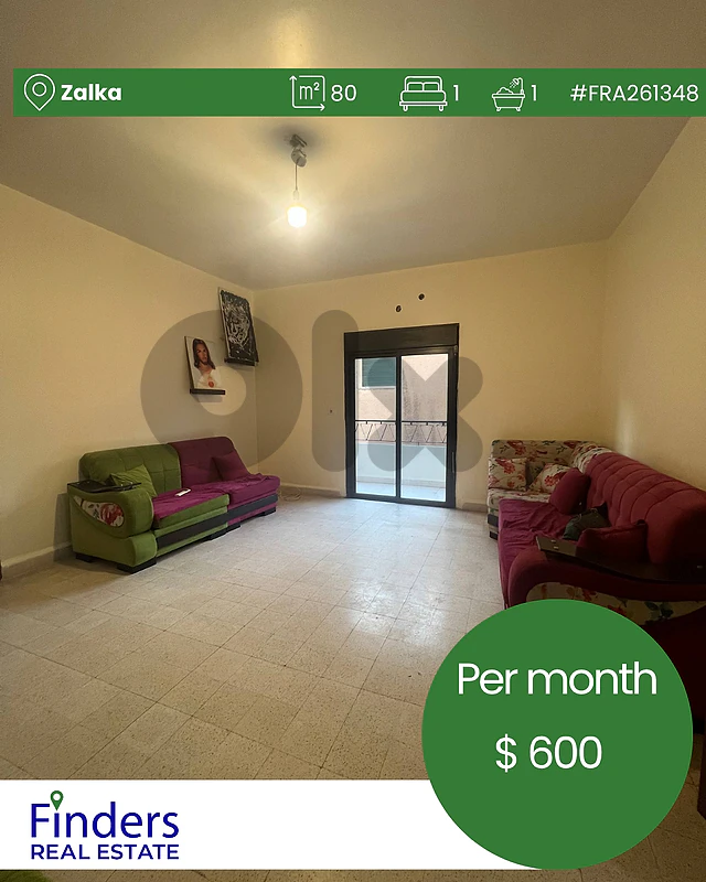 Apartment for rent in Zalka!شقة للإيجار في الزلقا!