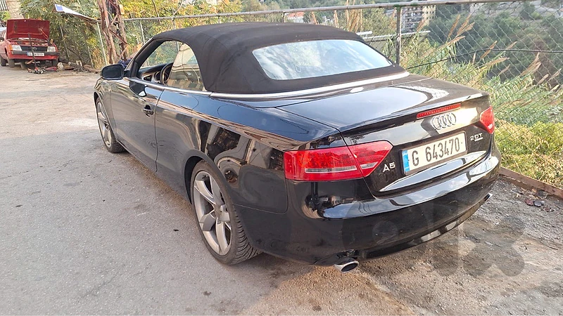Audi A5 2012 A5 quattro turbo convertible black on black Audi A5 2012 A5 quattro turbo convertible black on black