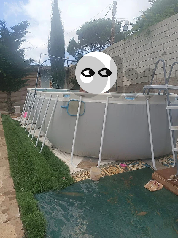 Intex Prism Frame Oval Pool Set 610 x 305 x 122 CM