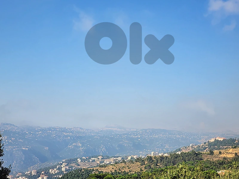600 SQM Land in Bikfaya, Metn overlooking the Mountains
