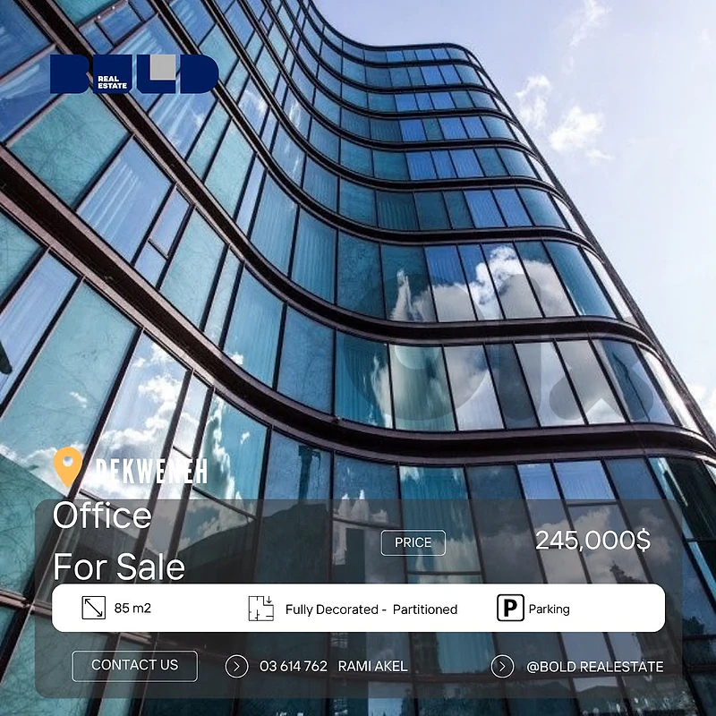 RAO26-5427 Office for Sale in Dekweneh | 85 sqm | New Building