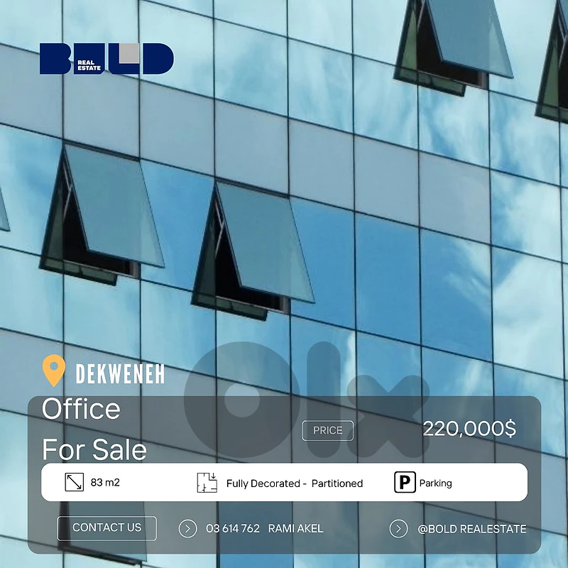 RAO26-5429 Office for Sale in Dekweneh | 83 sqm