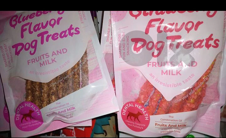 dog&cat food (treats flavor) 6 for 12$