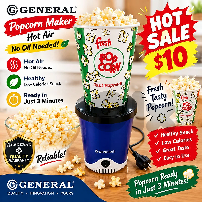 Popcorn maker machine