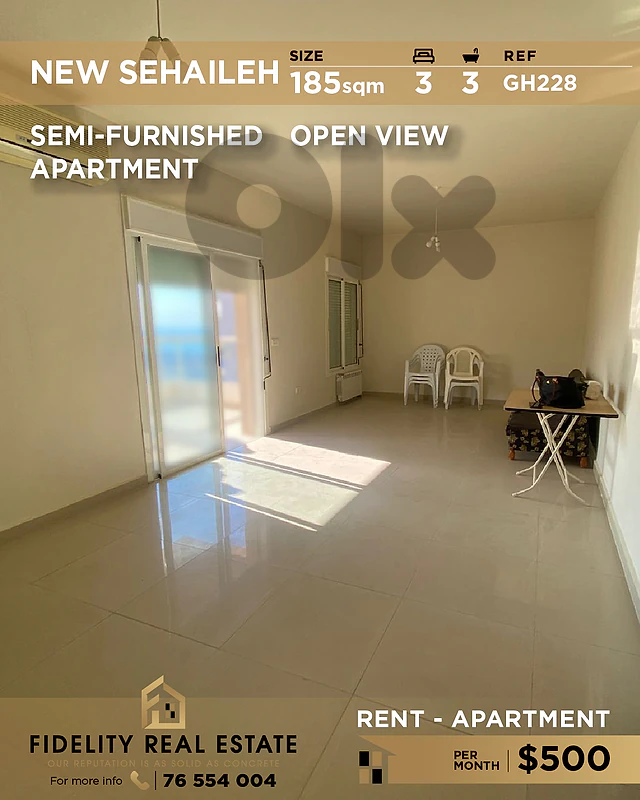 Apartment for rent in New Sehaileh GH228 شقة  للإيجار في نيو سهيلة،