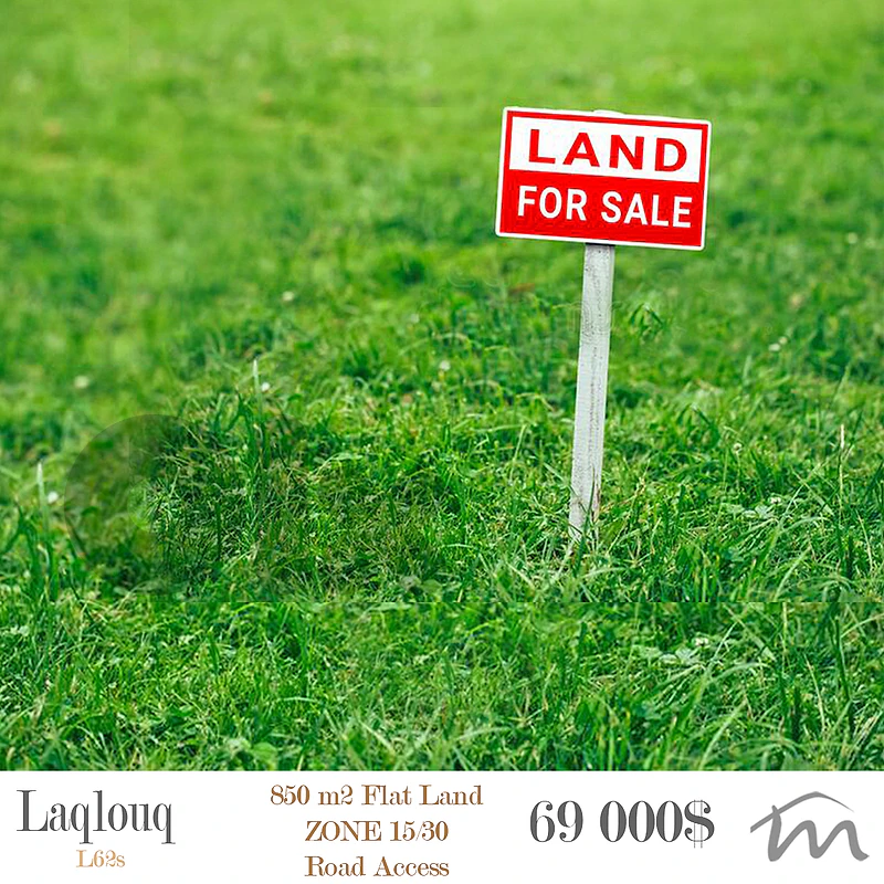 Laklouk | 81$/m² | 850m² Land | 15/30 | Road Access | Mountain View