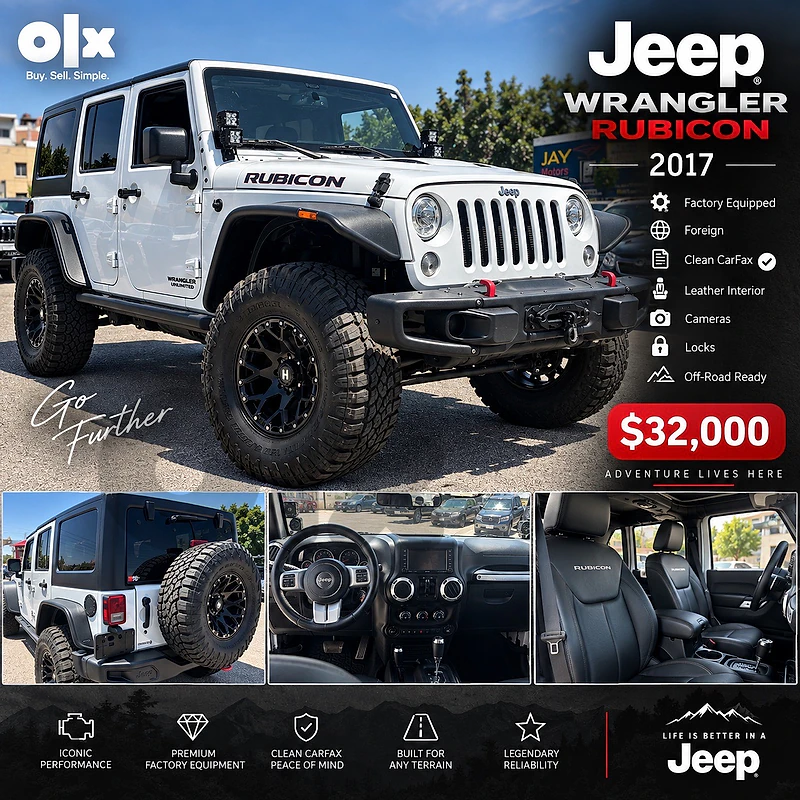 Jeep Wrangler Rubicon 2017 rubicon 2017