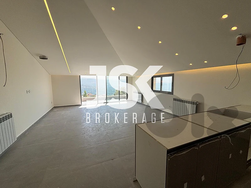L22688 Brand New Rooftop with Open Mountain View For Sale in Baabdat