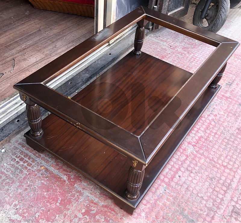 wooden center table . 75$