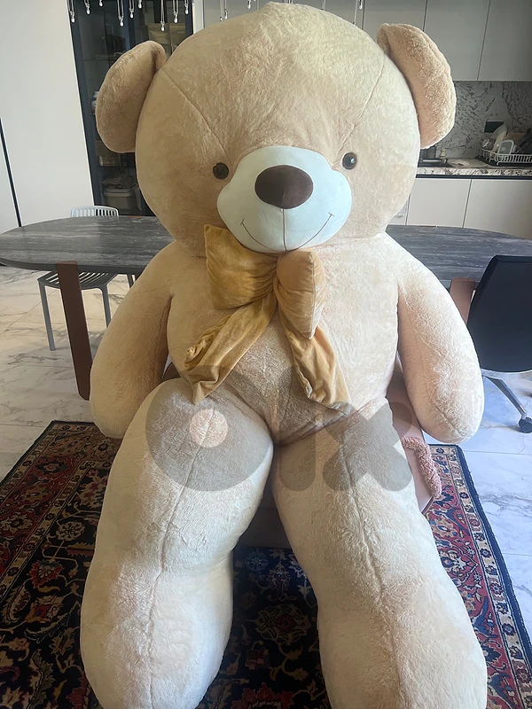 Giant 6ft Life-Size Plush Teddy Bear Soft & Fluffy