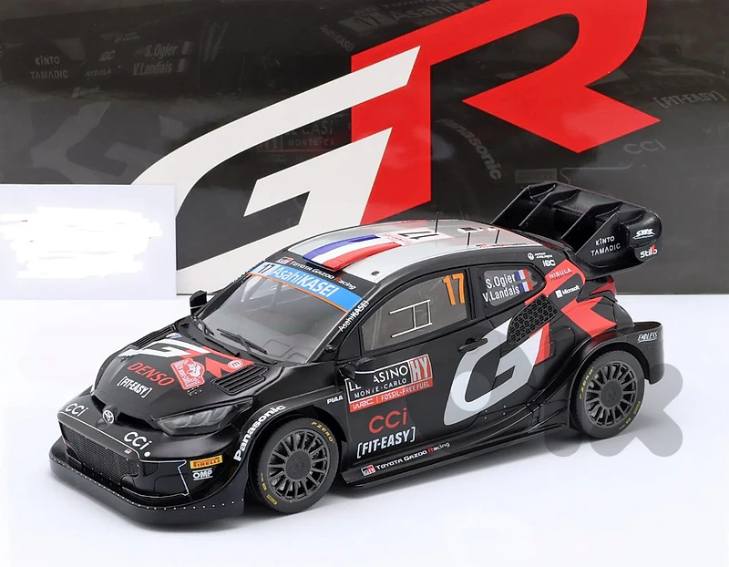 Toyota Yaris GR Hybrid (Rally Monte Carlo '24) diecast car model 1;18