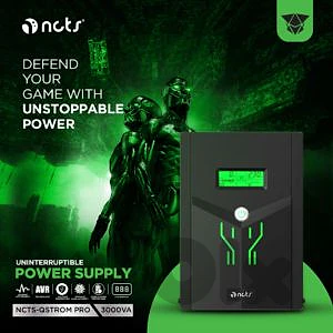 3-NCTS QSTROM PRO GAMING LINE INTERACTIVE UPS 3000VA