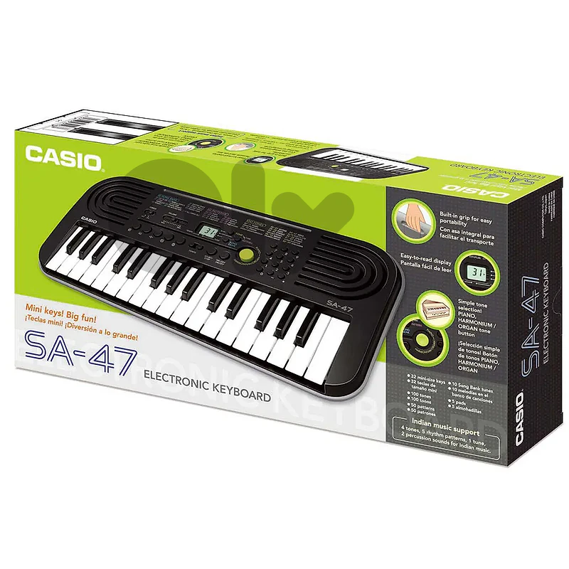 Casio SA-47 Mini Electronic Keyboard (32 Keys)