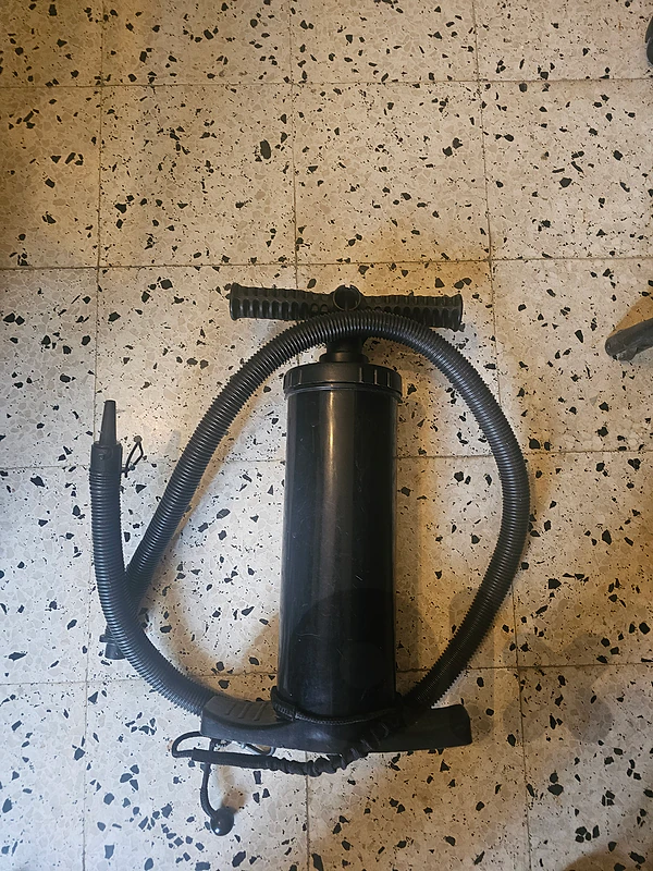 Manual Kite Pump with Hose and Valve Adapters