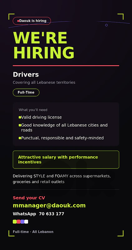 LOOKING FOR DRIVERS