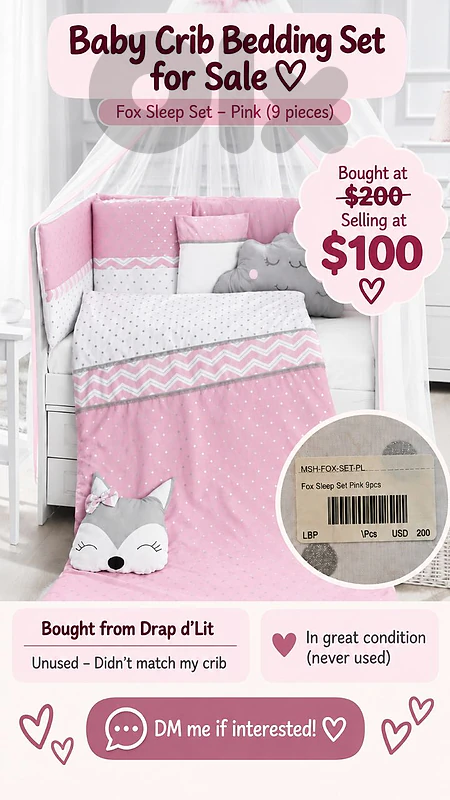 Baby bed set