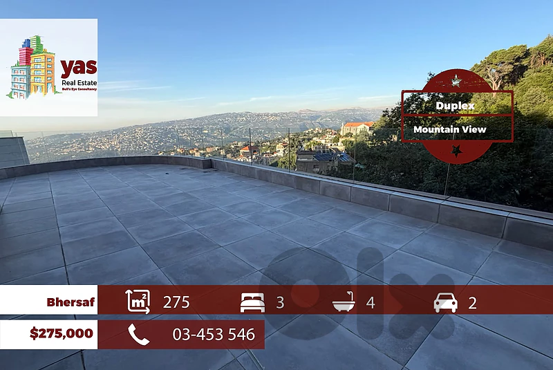 Bhersaf 275m2 | Duplex | Terrace | Prime Location | Open View | TCH