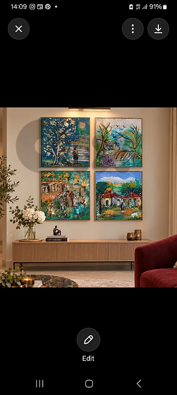 رسم مميزه بسعرى مغري 4لوحات 100$