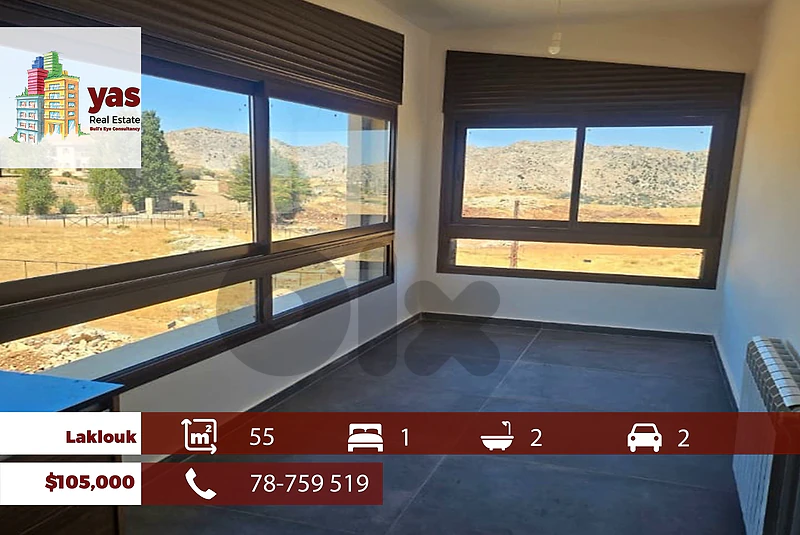 Laklouk 55m2 | Brand New Chalet | Panoramic View | ABA
