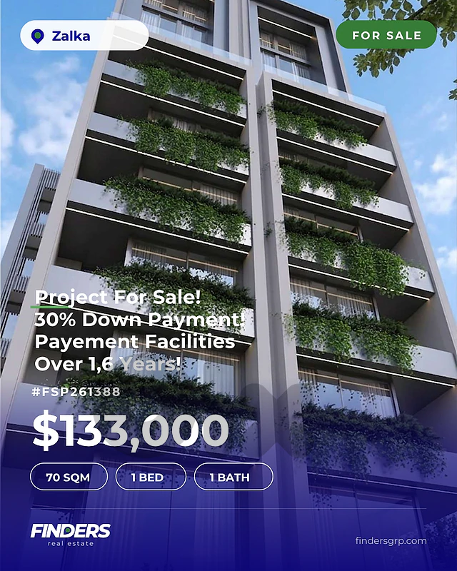 Project for sale in Zalka! مشروع للبيع في الزلقا!