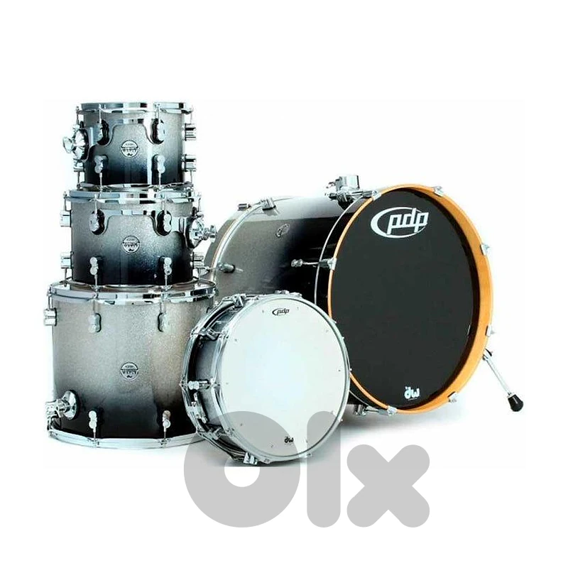 PDP Concept Maple 5-Piece Shell Pack 22", Silver-to-Black Fade