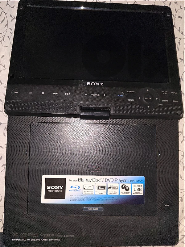 Sony portable Blu-ray and DVD player