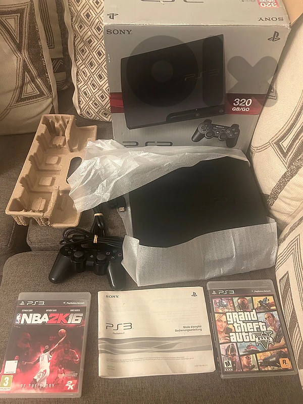 ps3 open box 320 gega almost new