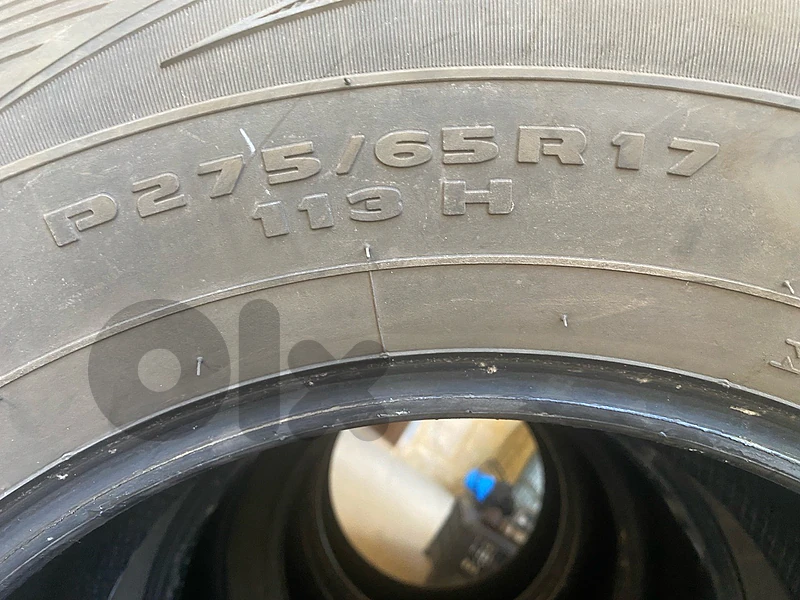 tires 275 65 R17 Marshall road ventures