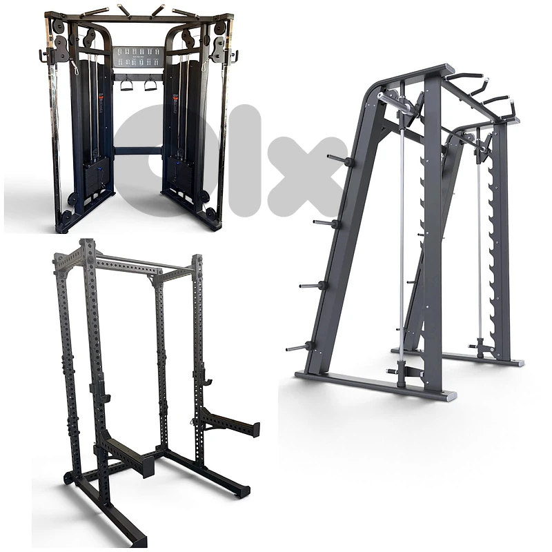 Combo Package V cable Smith Machine Power Rack Laser Combo Package V cable Smith Machine Power Rack Laser
