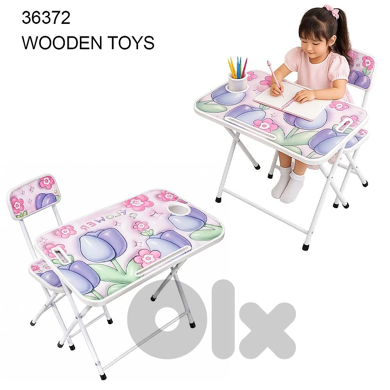 Foldable table and Chair طاولة و كرسي للأطفال