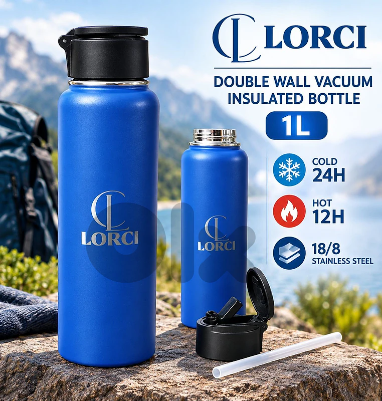 lorci double wall vaccum insulated bottle